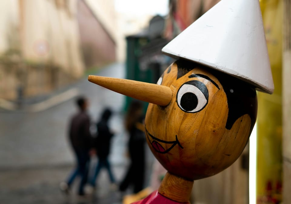 Cum îi afectează minciuna pe bărbați - imaginea lui Pinocchio